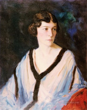 Retrato de la Sra. Edward H Bennett Escuela Ashcan Robert Henri Pinturas al óleo